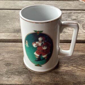 Coca Cola Santa “When Friends Drop In” vintage mug 1996